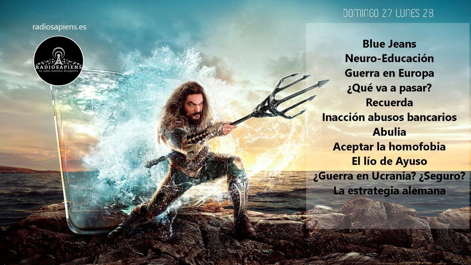 DOMINGO 27 LUNES 28 (emisiones)