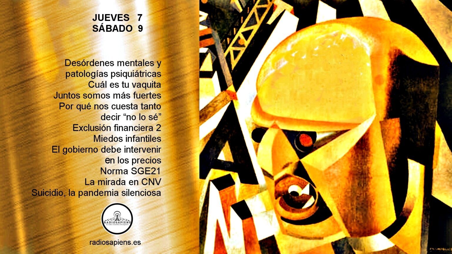 JUEVES 7 SÁBADO 9 (emisiones)