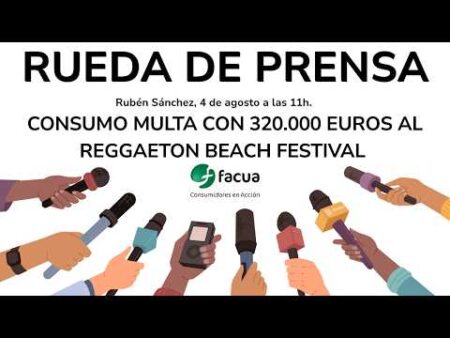 Consumo multa con 320.000 euros al Reggaeton Beach Festival