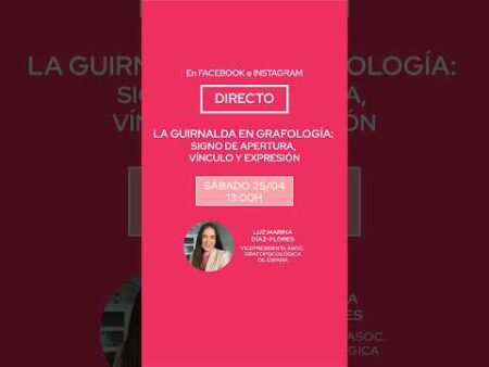 Las guirnaldas en Grafología – Directo en Instagram