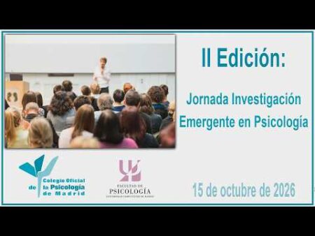 Segunda edición Jornada Investigación Emergente en Psicología 15-10-26